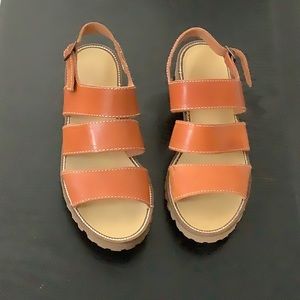 Ann Taylor leather sandals